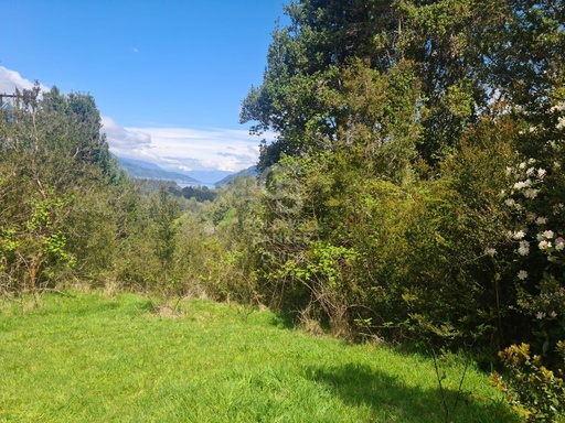 Oportunidad! Parcela con frutales, vista Volcán y riachuelo