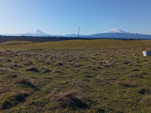 Parcela con magnifica vista a los volcanes; no condominio.